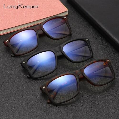 Fashion Women Glasses Frame Men Anti Blue Light Eyeglasses Frame Vintage Square Clear Lens Glasses Optical Spectacle Frames