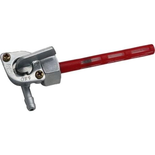 Motorcycle Gas Petcock Fuel Tap Valve Switch Pump For CG-125 156FMI Honda FUEL Silver