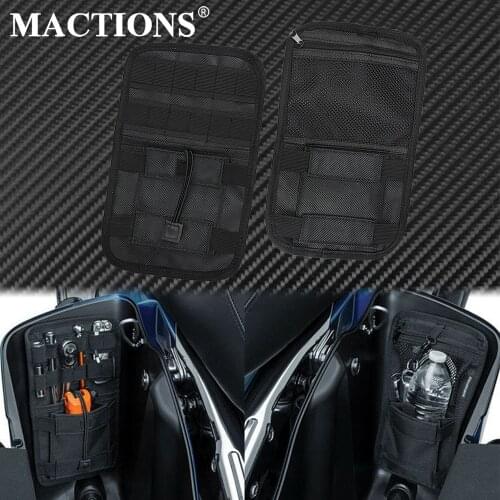 Motorcycle Saddlebag Organizer Hard Bags Storage Case For Harley Touring Street Glide Electra Glide FLT FLHT FLHTCU 1993-2013