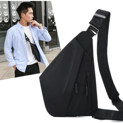 Nylon Sports Chest Bag Men Crossbody Bags Waterproof Belt waist Bag Casual Messenger Pouch Travel Men Tactical Package