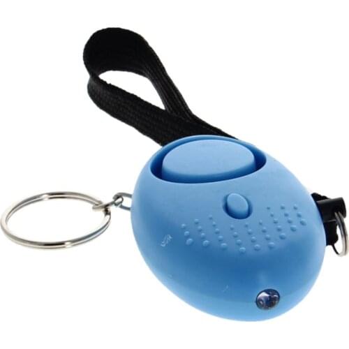 Othmro 2/3/4pcs High Quality 130 Decibel Personal Alarm ABS Light Blue/White/Red L002 Lightweight Button Safety Alarm with Light