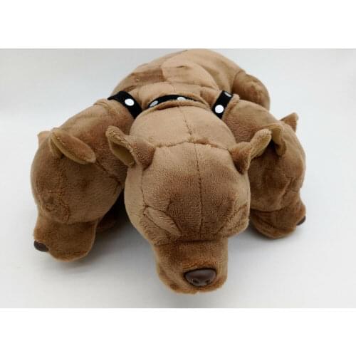 Authentic Headed Dog Stuffed Plush toy new