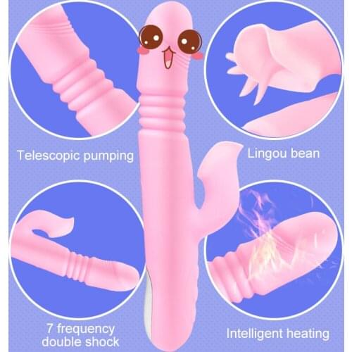 Expansion Heating Vibrator Female Masturbator for Women Vagina Clit stimulator AV stick G spot Vibrator Dildo Adult Sex Toy
