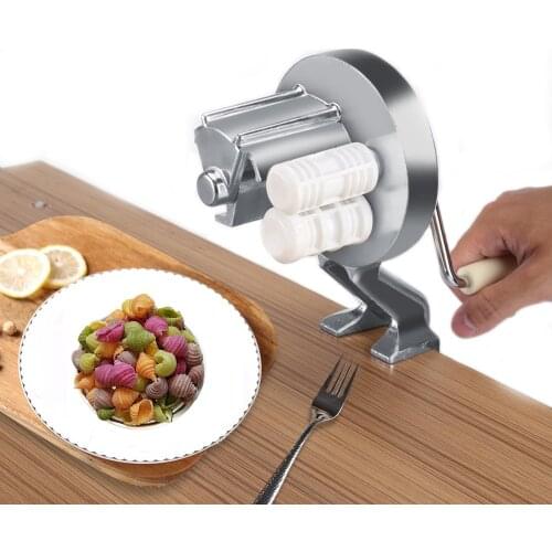 Aluminum Alloy Manual Pasta Maker Handmade Gnocchetti Sardi Cavatelli Machine Dough Press Mold Home Kitchen Pasta Cooking Tool