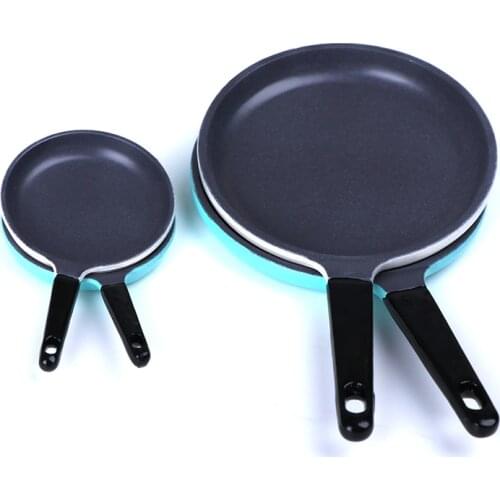 Cute 1:12 Dollhouse Miniature Kitchen Utensil Pan Model Accessories Kitchen Toys