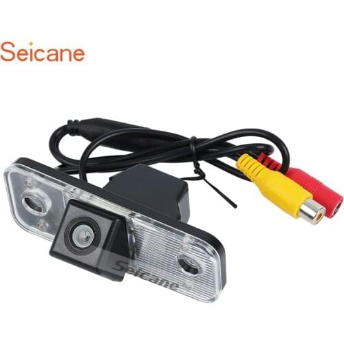 Seicane High Quality LED Backup Camera For 2006-2013 Hyundai Santa fe Waterproof and Night Vision with easy installation