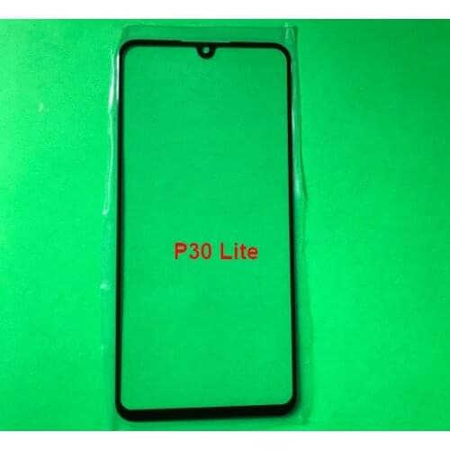 10Pcs/Lot Touch Panel Replacement For Huawei P30 Lite ELE-L09 ELE-L29 For Nova 4E Touch screen Front Outer Screen Glass Lens
