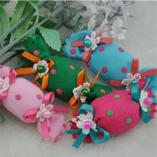 10Pc Fabric Candy Wedding Decor Appliques Sewing DIY Kids Accessories A208
