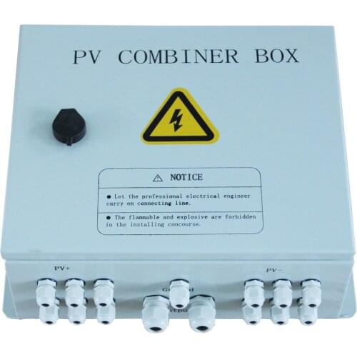1000v dc optional photovoltaic solar dc combiner box for solar pump system