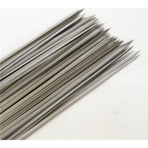 30PCS BBQ 34cm needle Meat string sign charcoal bbq grills barbecue stainless steel skewers 50PCS 100PCS Barbecue tools