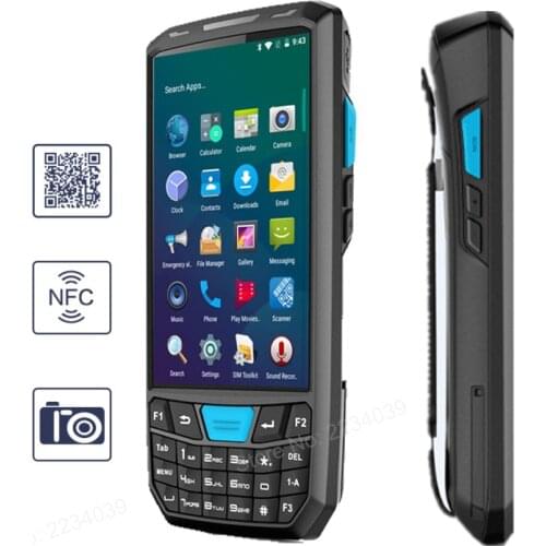 4.5 inch portable Android Data collector 4G wifi bluetooth PDA wireless Pos termina 1D/2D barcode scanner