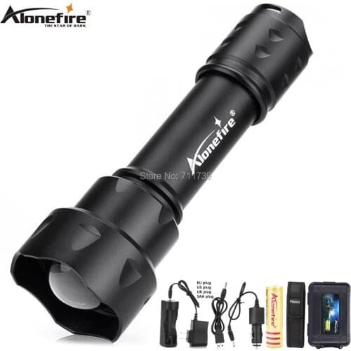 AloneFire TK20 LED Tactical Flashlight XML T6 Zoomable High Powered Handheld Torch Focus Outdoor Camping floodlight