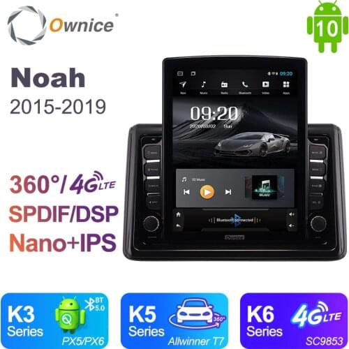 Android 10.0 Ownice Autoradio 2 Din for Toyota Noah 2015 - 2019 Car Radio Auto GPS Navigation Multimedia DSP 360 Panorama 4G LTE