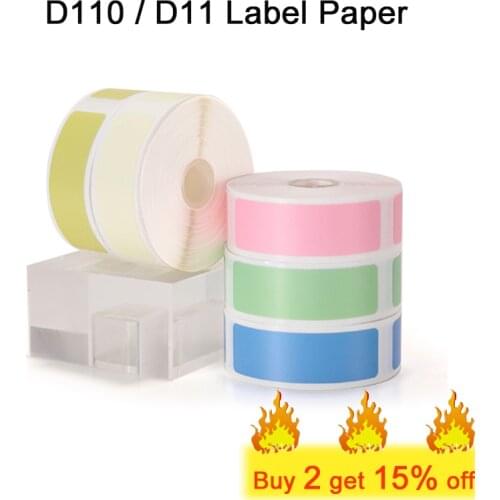 Niimbot D11 Color Printing Label paper Waterproof Anti-Oil Tear-Resistant Price Label Pure Scratch-Resistant for Supermarket