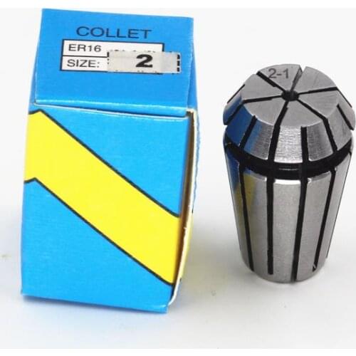 Collet, CNC chucks, tool chuck, milling chuck. Accuracy: 0.015mm. ER16-2mm