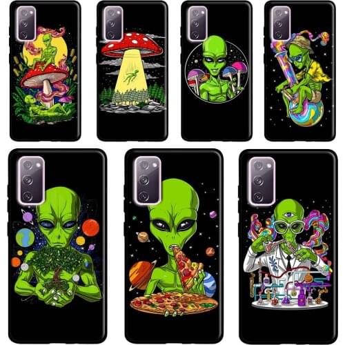 Space Alien Magic For Samsung Galaxy Note 20 Ultra Note 10 Plus S20 FE S8 S9 S10 Plus S21 Ultra Case Cover