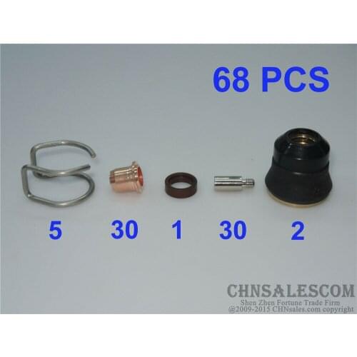 CHNsalescom 68 PCS S45 Without High Frequency Plasma Torch Electrodes PR0105 TIP PD0102