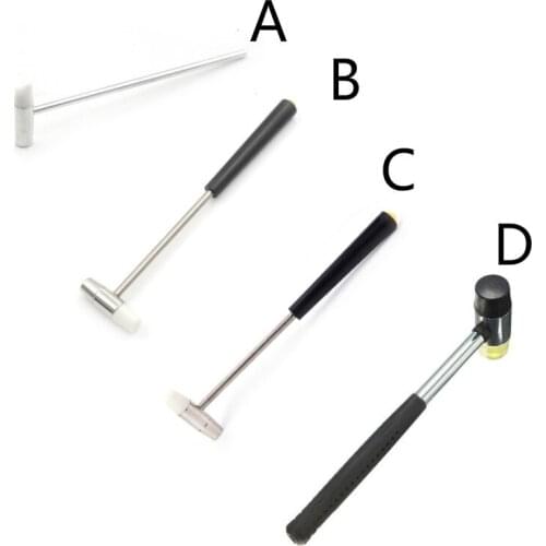 Double Face Soft Tap Rubber Hammer For Multifunctional Hand Tool Hard Plastic And Non Slip Plastic Grip Perfect Tool
