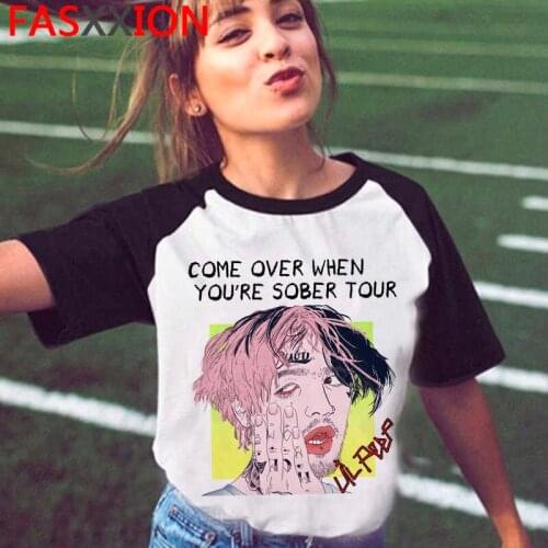 Rip Lil Peep t shirt male grunge ulzzang harajuku kawaii harajuku japanese t-shirt summer top plus size