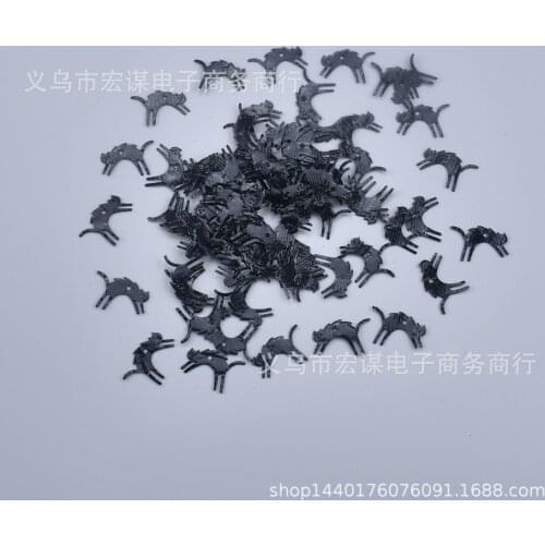Halloween/cat/100 pieces of a package/Sequins PVC Flat for DIY Card Making Craft Color Collection