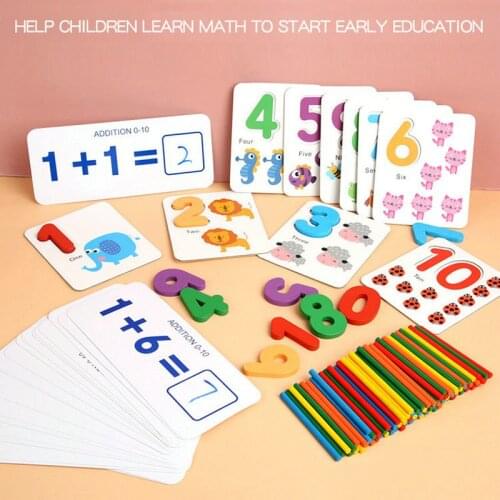 Number matching addition subtraction operation puzzle toys English alphabet early education Cognitive spelling game and puzzle