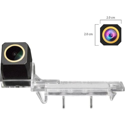 Misayaee Golden HD Car Rear View Reverse Camera Plate Light for Audi A4 B6 B8 A4L A5 TT Q5 2009-2012 Night Vision Waterproof