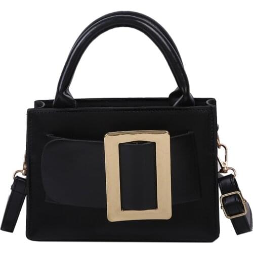 Trendy Bag on The New Retro Messenger Small Bag Women 2019 New Trendy Wild One-shoulder Fashion Texture Pure Color