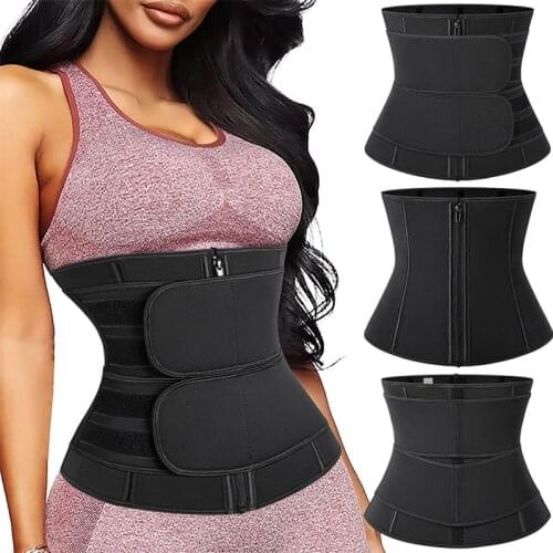 Neoprene Sweat Waist Trainer Corset Trimmer Belt for Women Weight Loss Waist Cincher Shaper Slimming Tummy Control Shapewear