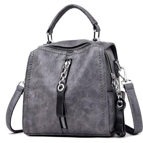 2020 new European and American fashion trend college style retro school bag outing travel shoulder bag