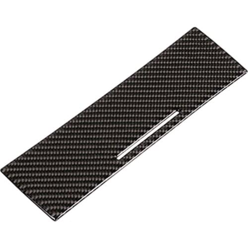 Carbon Fiber Car Center Control Panel Ashtray Box Cover Trim for Touareg 2011-2018