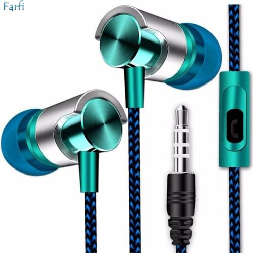 Wired Earphone Professional In Ear Headset 3.5mm Heavy Bass Sound Quality Music Sport Headset For iPhone Samsung Xiaomi