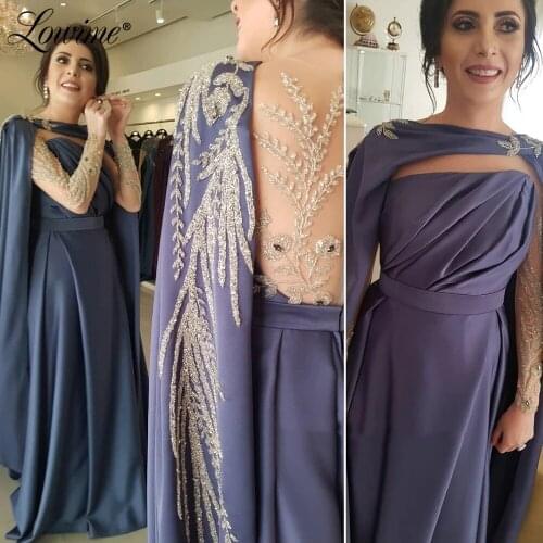 Dubai Turkish Formal Evening Dresses Long A Line Beading Satin Party Gown 2021 Couture Muslim Middle East Evening Wear Plus Size
