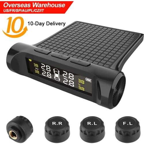 Tyre Pressure External Sensor Car TPMS Tyre Pressure Monitoring System Car Auto Security Alarm Systems Digital LCD Display