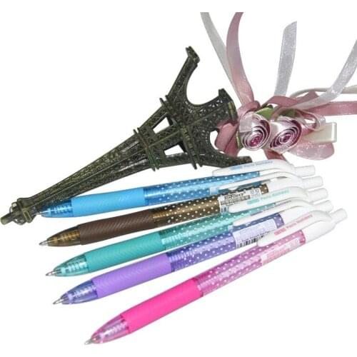 3PCS Ball point pen wholesale new 5678 point press the ball point pen 0.5MM plastic ball pen