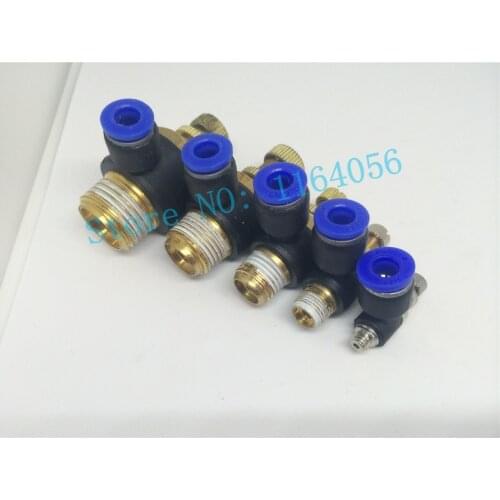 5PCS Pneumatic fitting SL 6mm Throttle Valve Air Speed Control Aquarium Parts