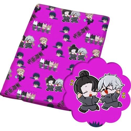 50*140CM flower pattern Polyester cotton Fabric Patchwor Printed for Tissue Kids Home Textile for Sewing Doll Dress Curtain