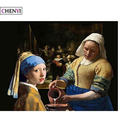 5D Diamond Painting Homely Woman Diamond Embroidery Cross Stitch Rhinestones Handmade Picture Mosaic Hobby Craft Gift Home Decor