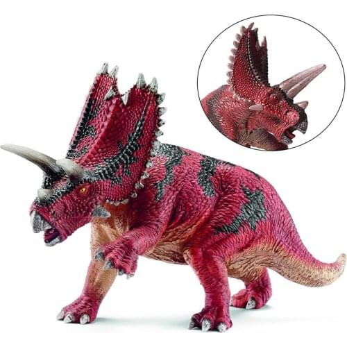 7.5inch Dinosaur Pentaceratops Solid PVC Action Figure Toy Dinosaurio Model Toys For Children