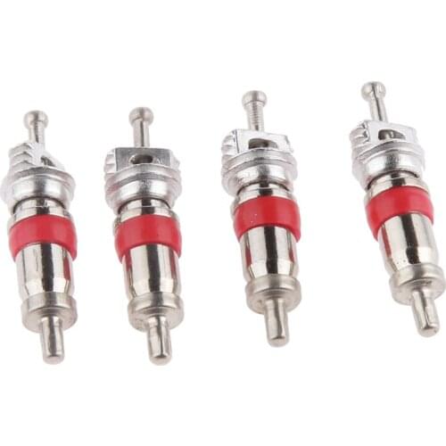 Car Motorbike Vehicle Replacement Tire Tyre Aluminum Valve Stem Core 100pcs