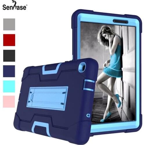 For Samsung Galaxy Tab A 8.0 with S Pen 2019 P200 P205 Case Shockproof Kids Safe PC Silicon Hybrid Stand Full Body Tablet Cover