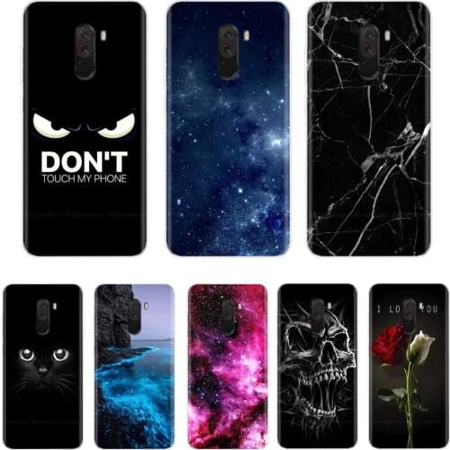 Phone Case For Xiaomi Pocophone F1 Cover on Poco F1 Case Cartoon Soft Silicon Back Cover For Xiaomi Pocophone F1 Case Cover Capa