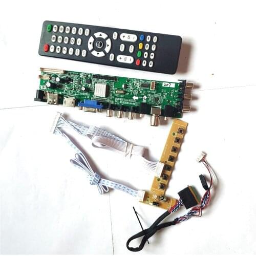For LP140WH8-TLA1/TLC1 LP140WHU-TLA1/TLB1 1366*768 HDMI-Compatible VGA USB AV TV 3663 LVDS 40Pin DVB LCD Controller board