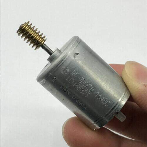 Mabuchi RF-370CB-13480 Motor DC 12V-24V 8600RPM with Metal Copper Worm Gear Shaft For Automobile evaporator