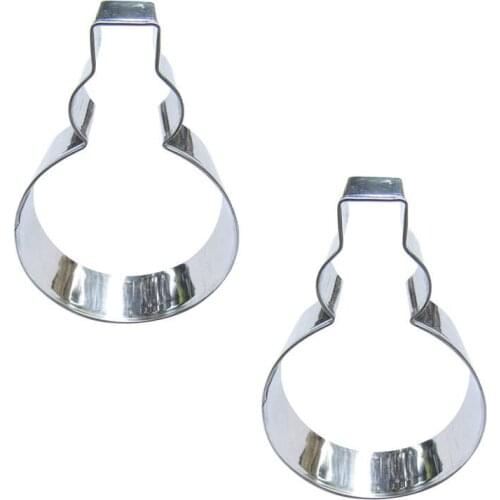 Gourd shape 2 piece biscuit cutting molds, baking tools, cake decorating soft candy tools