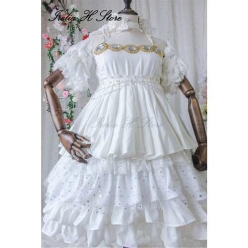 New Queen Serenity Sailor Moon Cosplay Costume summer dress female can costume made/size