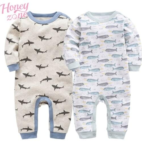 Honeyzone baby winter clothes o-neck long sleeve disfraz bebe Infant girls rompers soft cotton pajamas boys jumpsuits