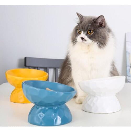 28TC Dogs Cats Bowls Pet Feeding Food Plate Multicolor Optional Durable Pet Supplies