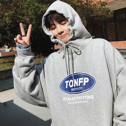 Men Hoodie Fall Winter Clothes Plus Size Velvet Keep Warm BTS Fashion Harajuku Style Lazy Style Loose Couple Outfit Sweater Coat