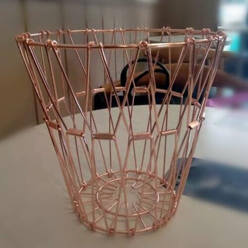 New Variety Fruit Basket Multi-shaped Hollow Stainless Steel Fruit Basket Creative Telescopic Folding Storage Basket Fruit