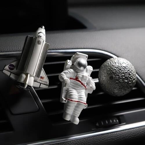 Car Air Freshener Astronaut Earth Planet Shaped Air Outlet Perfume Freshener In The Car Goods Car Interior Accessories